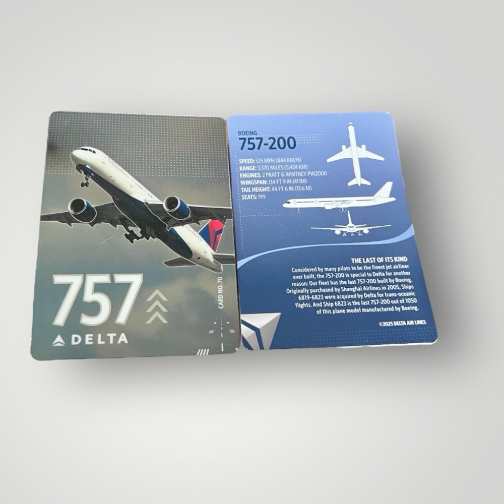 Sale! Delta Air Lines 2025 March Collectible Set Of 7 Pilot Trading Cards, New - Picture 8 of 16